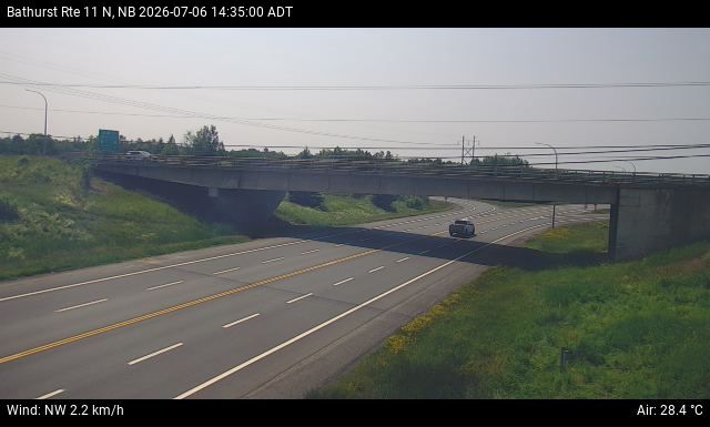 Web Cam image of Bathurst (NB Highway 11)