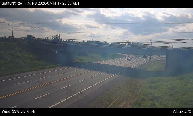 Web Cam image of Bathurst (NB Highway 11)