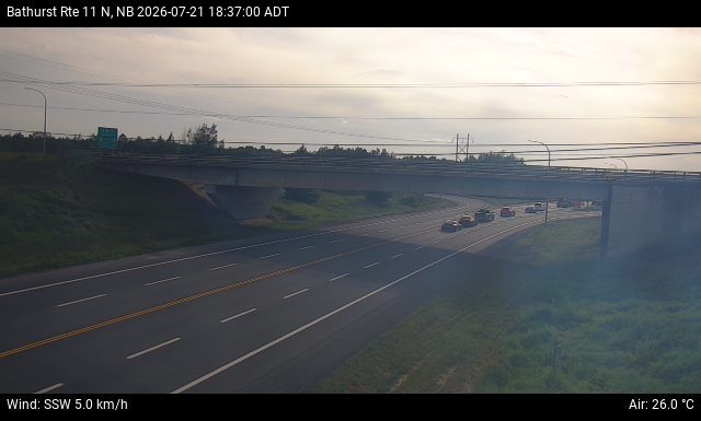 Web Cam image of Bathurst (NB Highway 11)