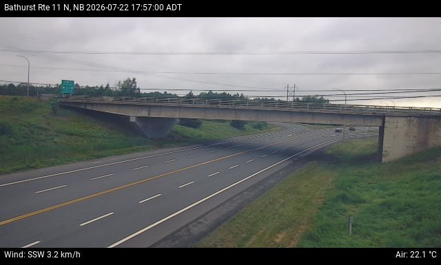 Web Cam image of Bathurst (NB Highway 11)