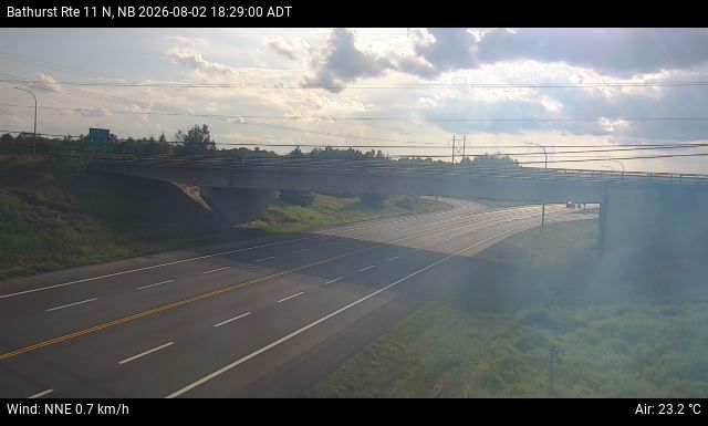 Web Cam image of Bathurst (NB Highway 11)
