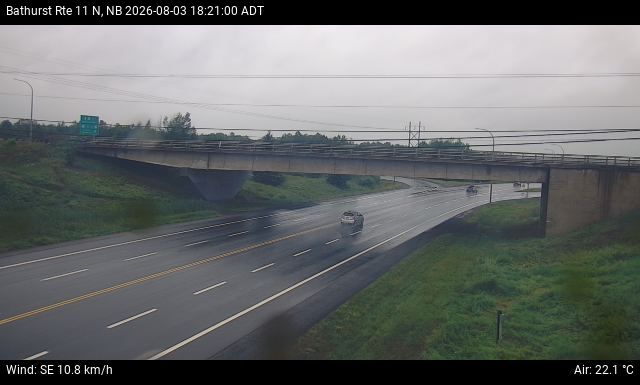 Web Cam image of Bathurst (NB Highway 11)