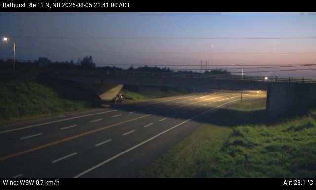 Web Cam image of Bathurst (NB Highway 11)