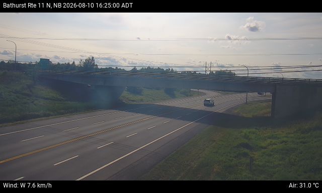 Web Cam image of Bathurst (NB Highway 11)