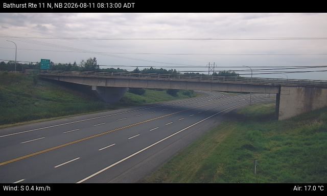 Web Cam image of Bathurst (NB Highway 11)