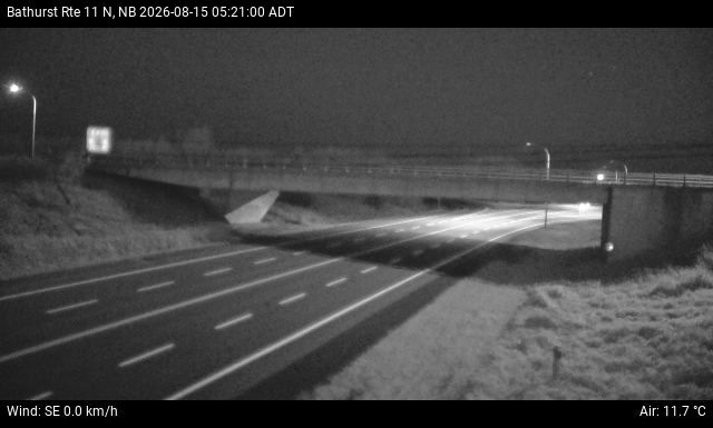 Web Cam image of Bathurst (NB Highway 11)