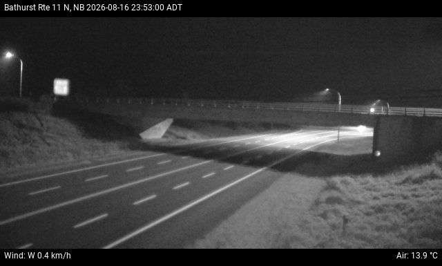 Web Cam image of Bathurst (NB Highway 11)