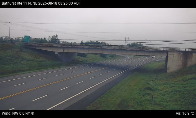 Web Cam image of Bathurst (NB Highway 11)
