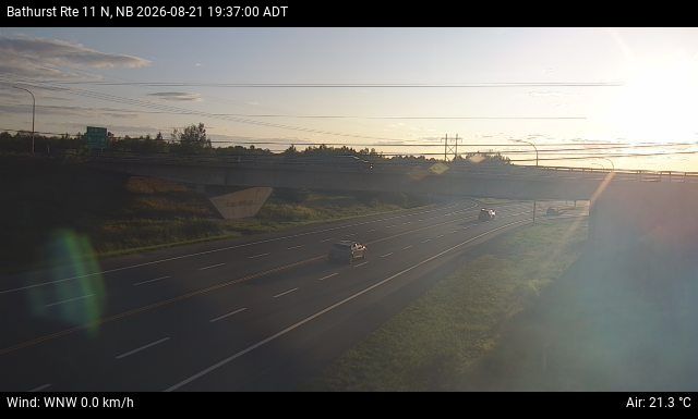 Web Cam image of Bathurst (NB Highway 11)