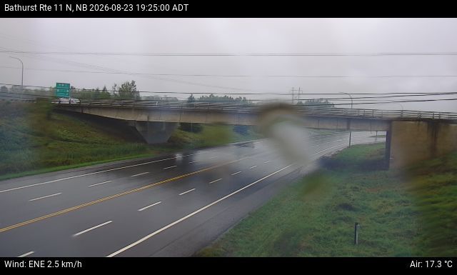 Web Cam image of Bathurst (NB Highway 11)