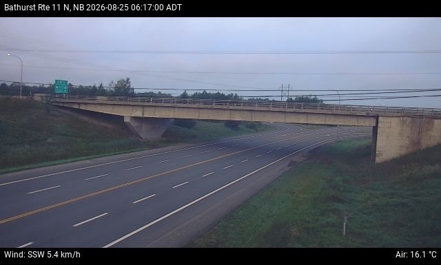 Web Cam image of Bathurst (NB Highway 11)