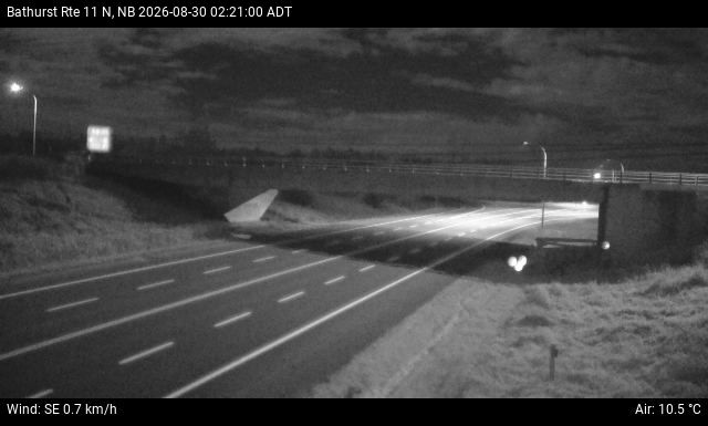 Web Cam image of Bathurst (NB Highway 11)
