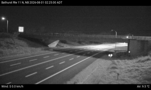 Web Cam image of Bathurst (NB Highway 11)