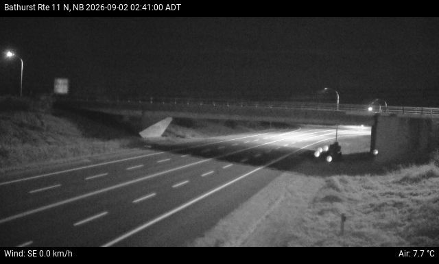 Web Cam image of Bathurst (NB Highway 11)
