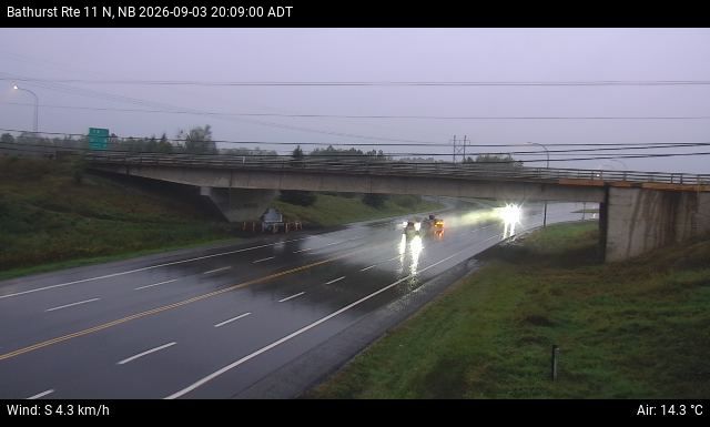 Web Cam image of Bathurst (NB Highway 11)