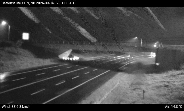 Web Cam image of Bathurst (NB Highway 11)