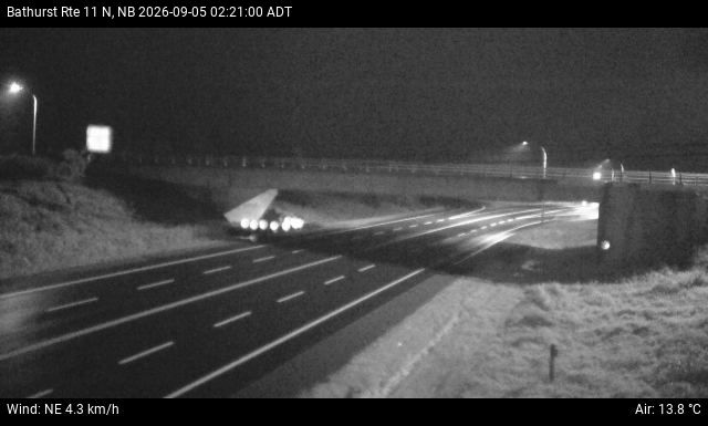 Web Cam image of Bathurst (NB Highway 11)