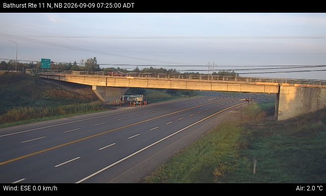 Web Cam image of Bathurst (NB Highway 11)