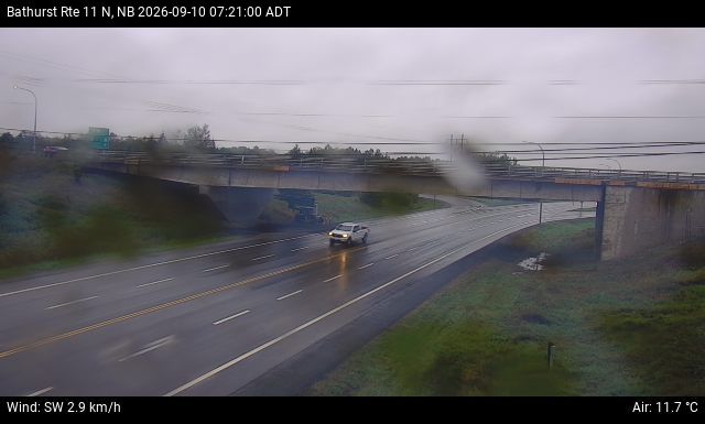 Web Cam image of Bathurst (NB Highway 11)