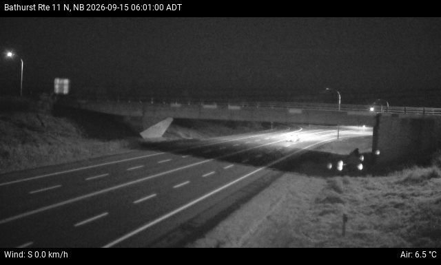 Web Cam image of Bathurst (NB Highway 11)