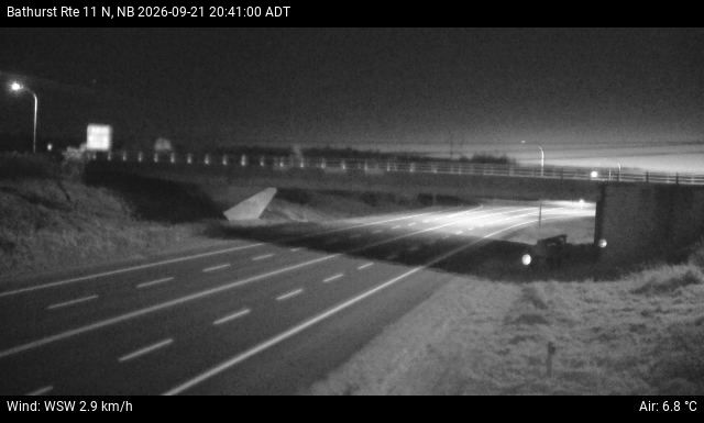 Web Cam image of Bathurst (NB Highway 11)