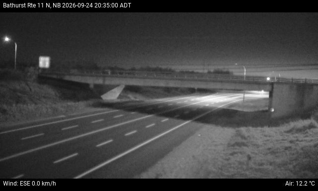Web Cam image of Bathurst (NB Highway 11)