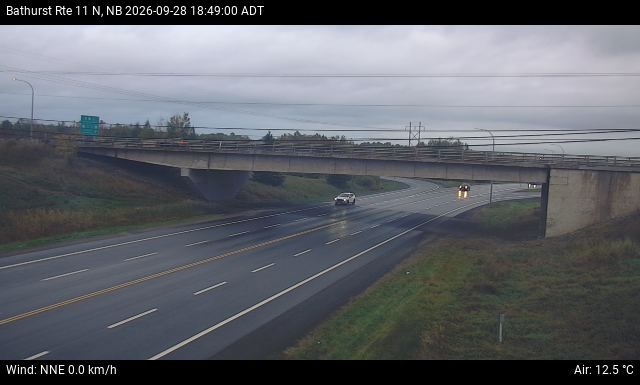 Web Cam image of Bathurst (NB Highway 11)