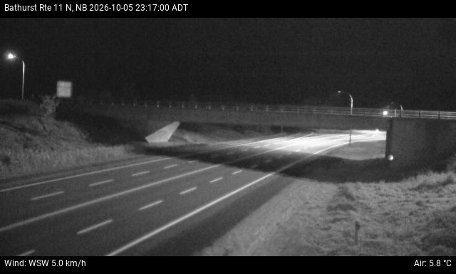 Web Cam image of Bathurst (NB Highway 11)
