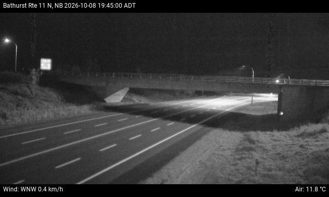 Web Cam image of Bathurst (NB Highway 11)