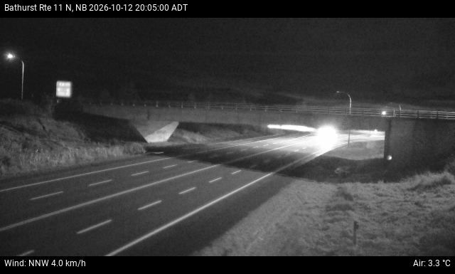 Web Cam image of Bathurst (NB Highway 11)