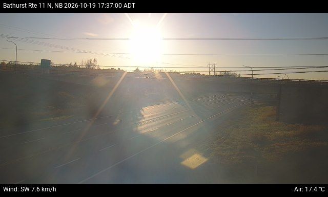 Web Cam image of Bathurst (NB Highway 11)