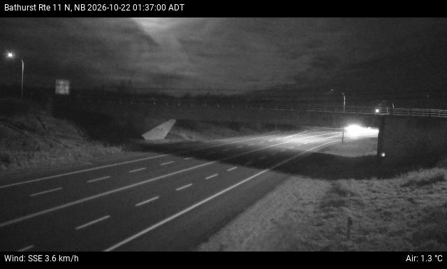 Web Cam image of Bathurst (NB Highway 11)
