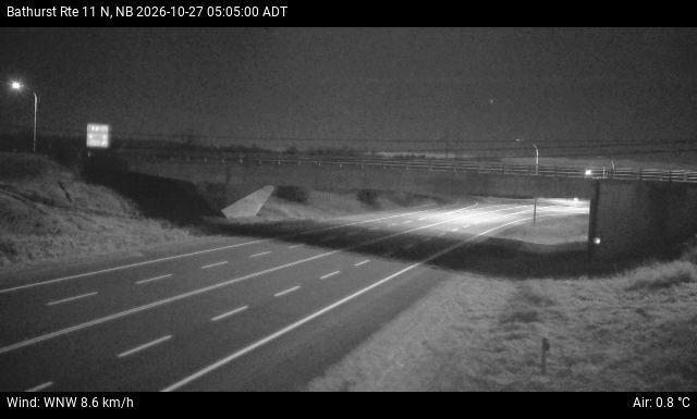 Web Cam image of Bathurst (NB Highway 11)