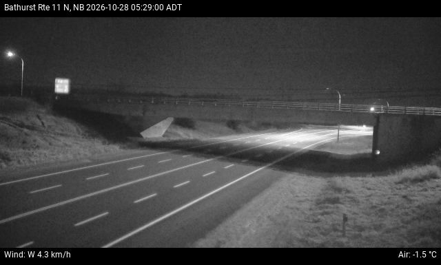 Web Cam image of Bathurst (NB Highway 11)
