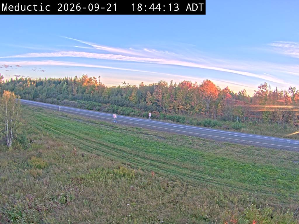 Web Cam image of Meductic (NB Highway 2)