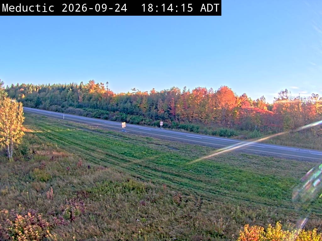 Web Cam image of Meductic (NB Highway 2)
