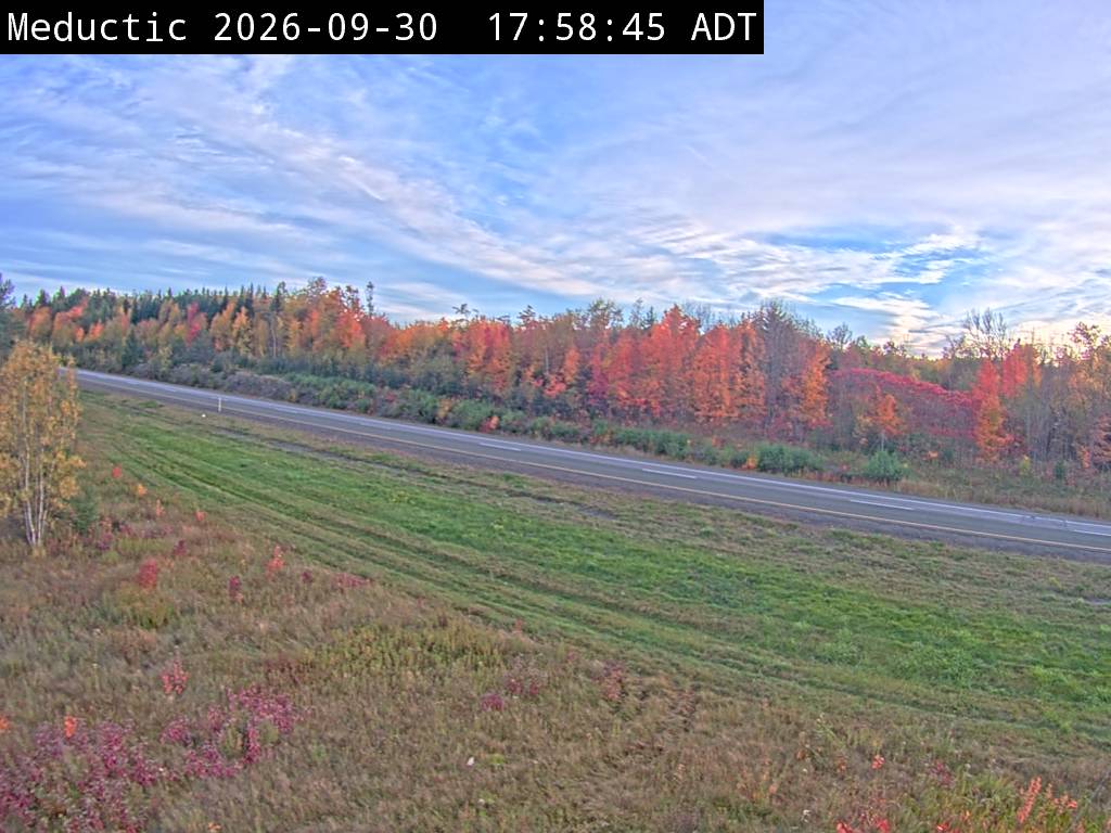 Web Cam image of Meductic (NB Highway 2)