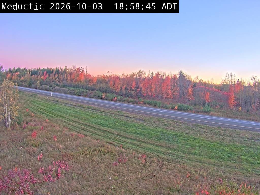 Web Cam image of Meductic (NB Highway 2)
