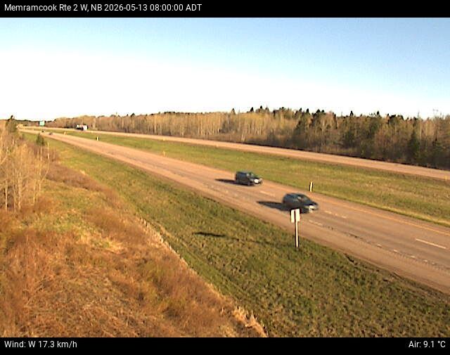 Web Cam image of Memramcook (NB Highway 2)