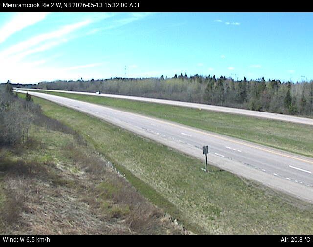 Web Cam image of Memramcook (NB Highway 2)