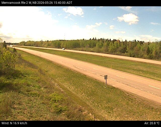 Web Cam image of Memramcook (NB Highway 2)