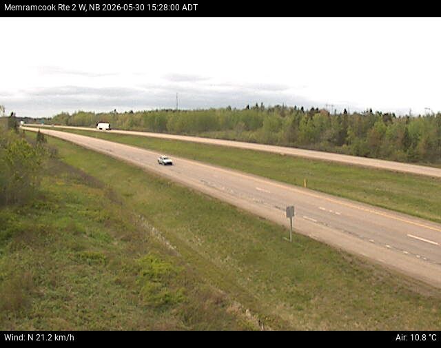 Web Cam image of Memramcook (NB Highway 2)