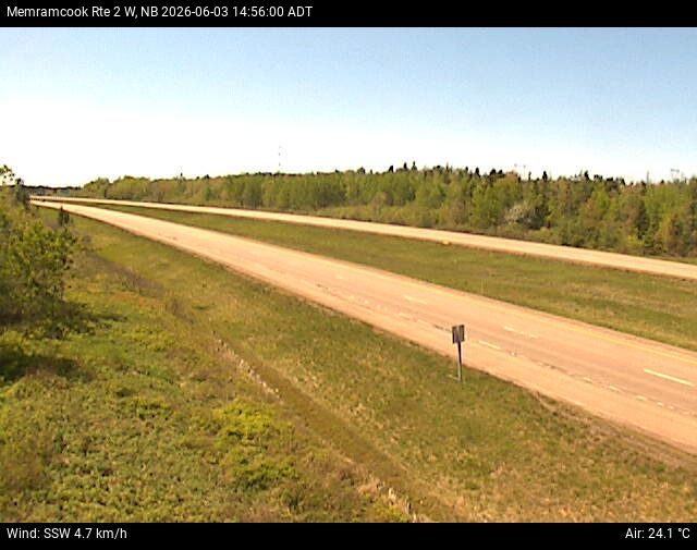 Web Cam image of Memramcook (NB Highway 2)