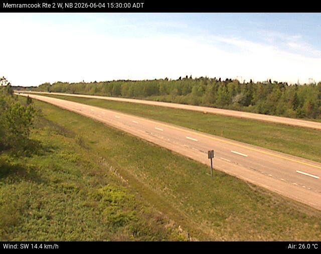 Web Cam image of Memramcook (NB Highway 2)