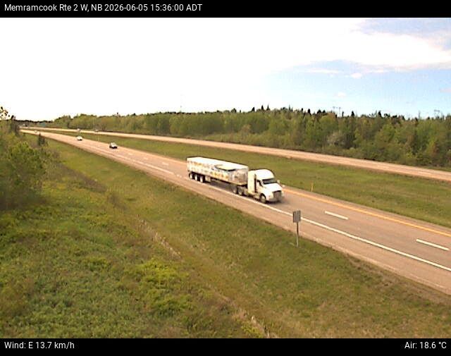 Web Cam image of Memramcook (NB Highway 2)