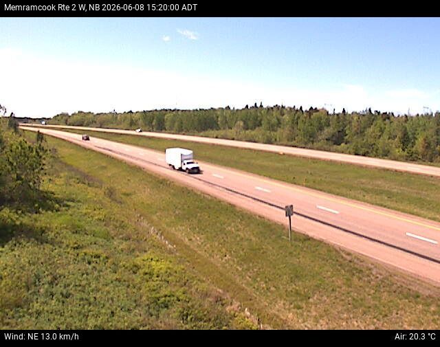 Web Cam image of Memramcook (NB Highway 2)