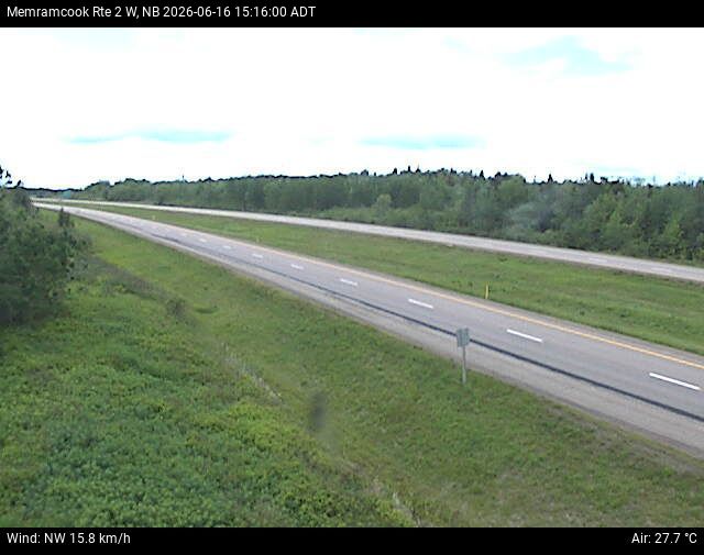 Web Cam image of Memramcook (NB Highway 2)
