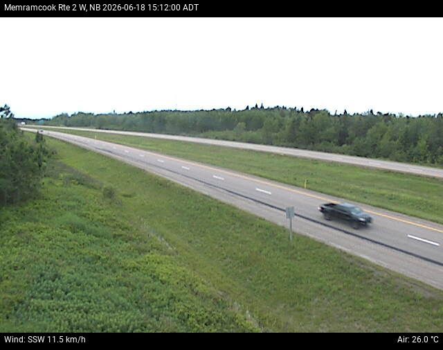Web Cam image of Memramcook (NB Highway 2)