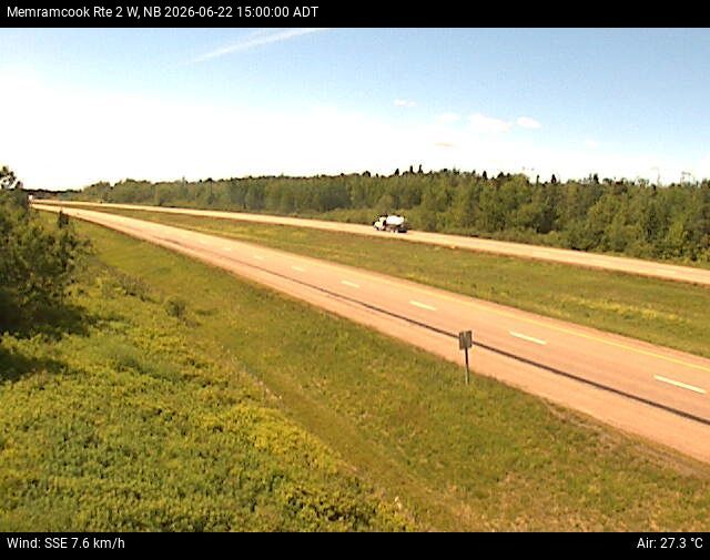 Web Cam image of Memramcook (NB Highway 2)