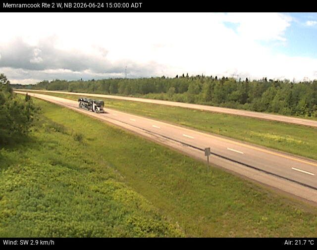 Web Cam image of Memramcook (NB Highway 2)